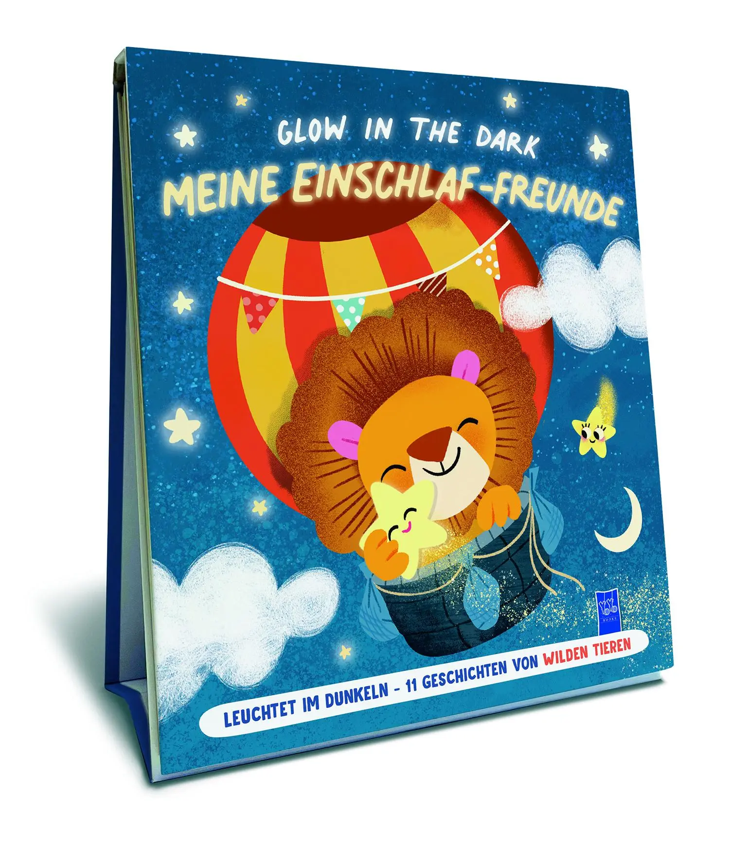 Cover: 9789465053417 | Glow in the Dark - Meine Einschlaffreunde: Wilde Tiere | Campisi
