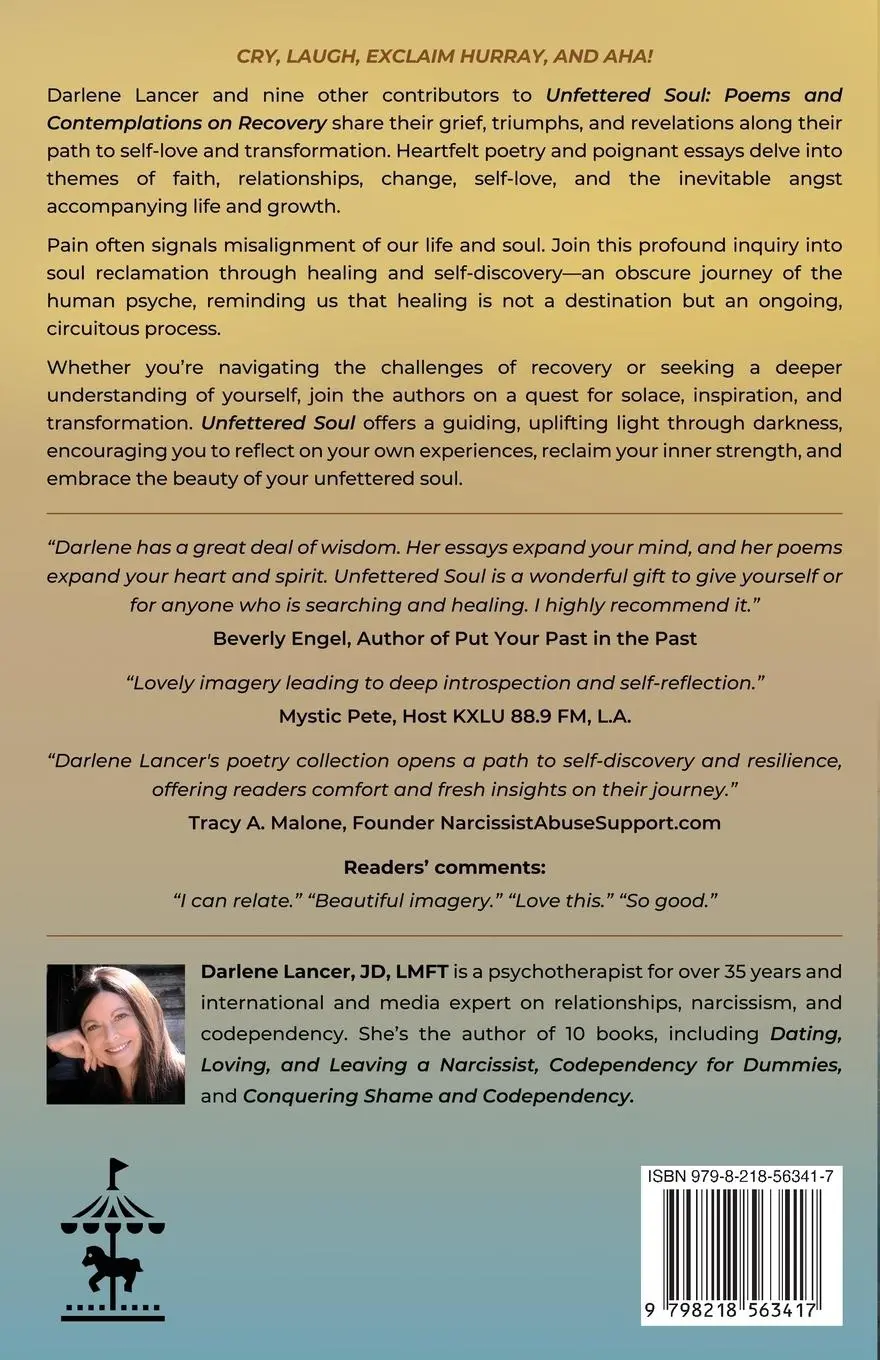 Rückseite: 9798218563417 | Unfettered Soul | Poems and Contemplations on Recovery | Lancer | Buch