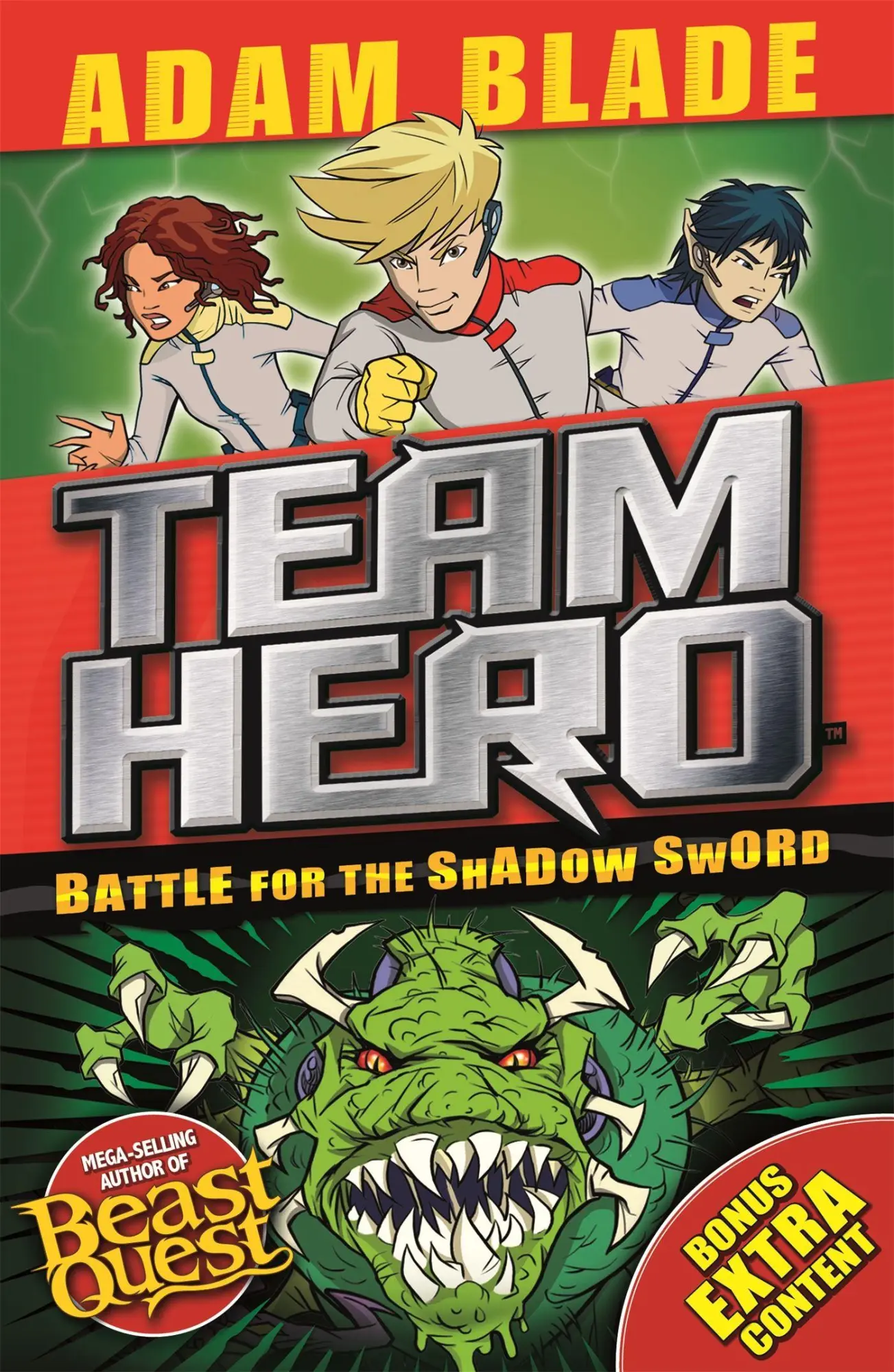 Cover: 9781408343517 | Team Hero: Battle for the Shadow Sword | Series 1 Book 1 | Adam Blade