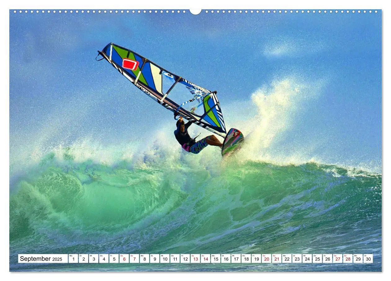 Bild: 9783383923517 | Funsport Windsurfen (Wandkalender 2025 DIN A2 quer), CALVENDO...
