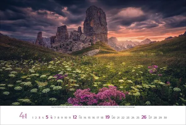 Bild: 9783731883517 | Berge 2026 | Verlag Korsch | Kalender | Spiralbindung | 14 S. | 2026
