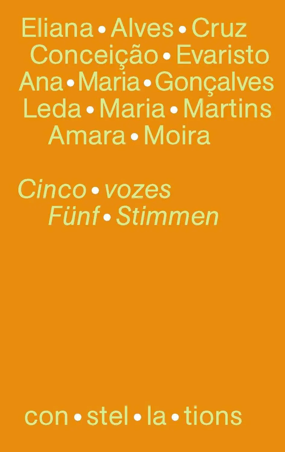 Cover: 9783864853517 | Cinco vozes da literatura brasileira contemporânea / Fünf Stimmen...