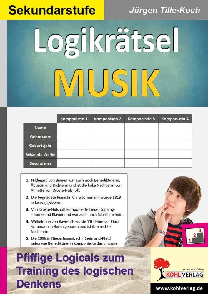 Cover: 9783960403517 | Logikrätsel MUSIK | Jürgen Tille-Koch | Taschenbuch | 32 S. | Deutsch