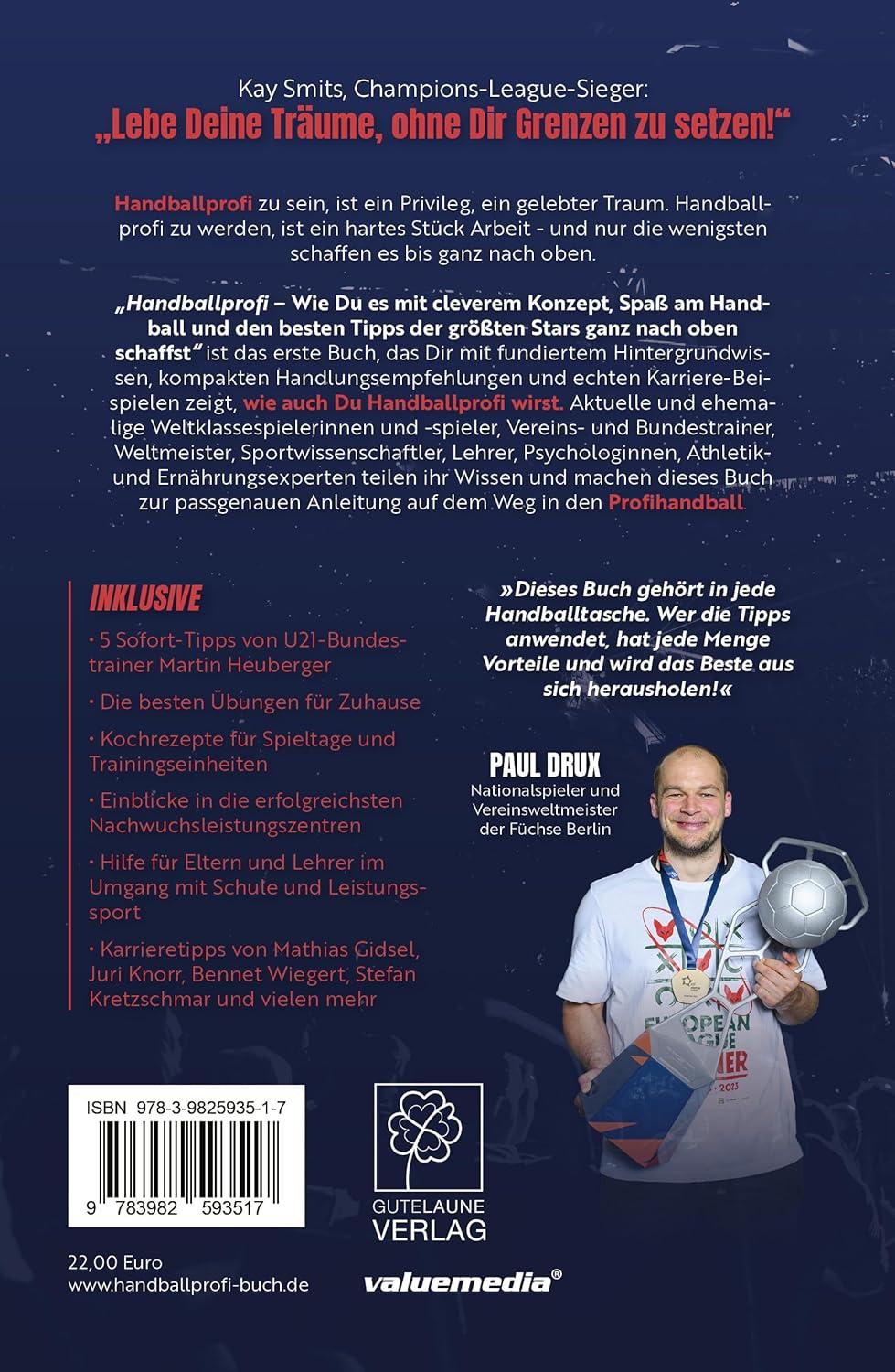 Rückseite: 9783982593517 | Handballprofi | Peter Gerfen | Taschenbuch | 206 S. | Deutsch | 2024