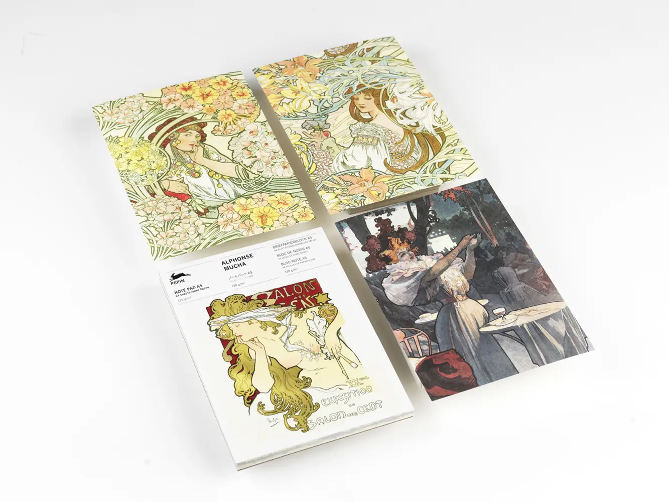 Bild: 9789460093517 | Alphonse Mucha | Writing Paper &amp; Note Pad A5 | Pepin van Roojen | 2024