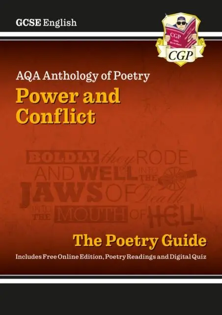 Cover: 9781782943617 | GCSE English AQA Poetry Guide - Power &amp; Conflict Anthology inc....