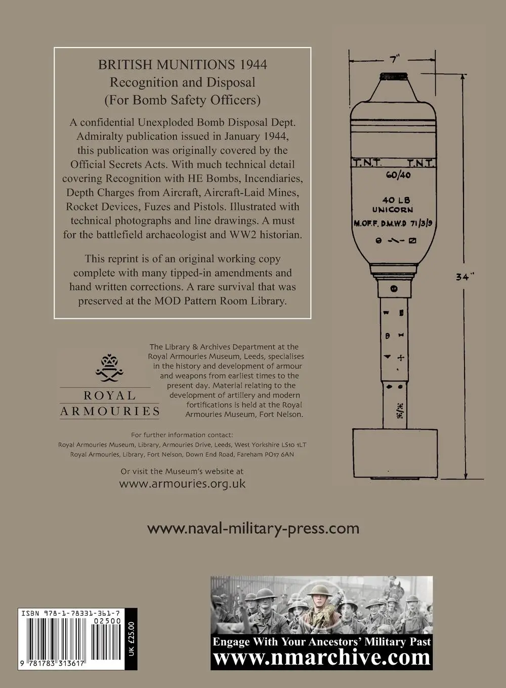 Rückseite: 9781783313617 | BRITISH MUNITIONS 1944 | Admiralty | Taschenbuch | Englisch | 2018