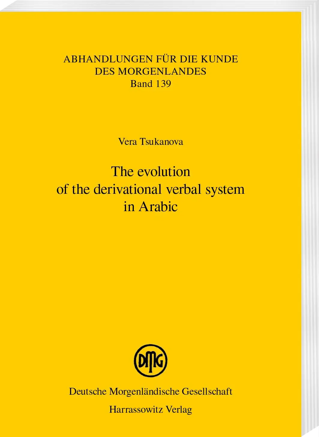 Cover: 9783447123617 | The evolution of the derivational verbal system in Arabic | Tsukanova