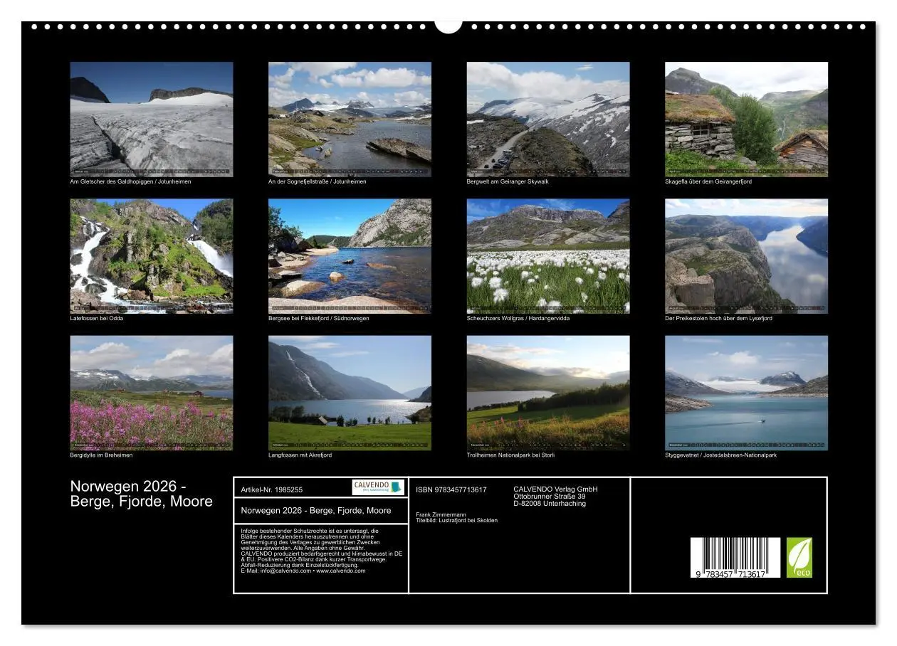 Bild: 9783457713617 | Norwegen 2026 - Berge, Fjorde, Moore (hochwertiger Premium...