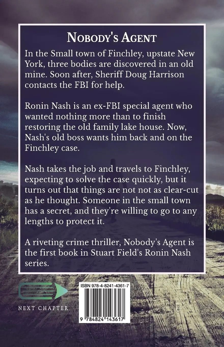 Rückseite: 9784824143617 | Nobody's Agent | Stuart Field | Taschenbuch | Ronin Nash Thrillers