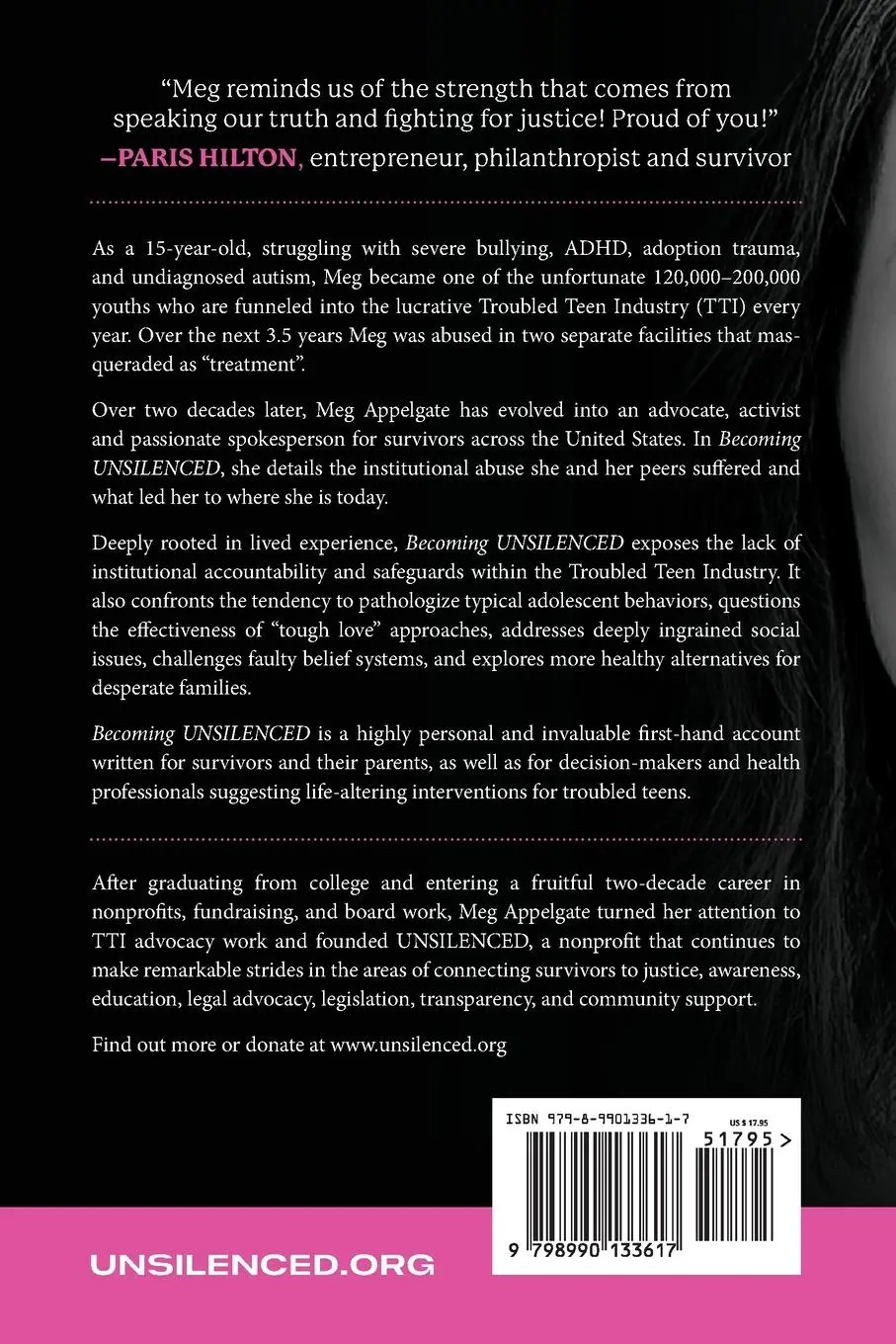 Rückseite: 9798990133617 | Becoming UNSILENCED | Meg Appelgate | Taschenbuch | Englisch | 2024
