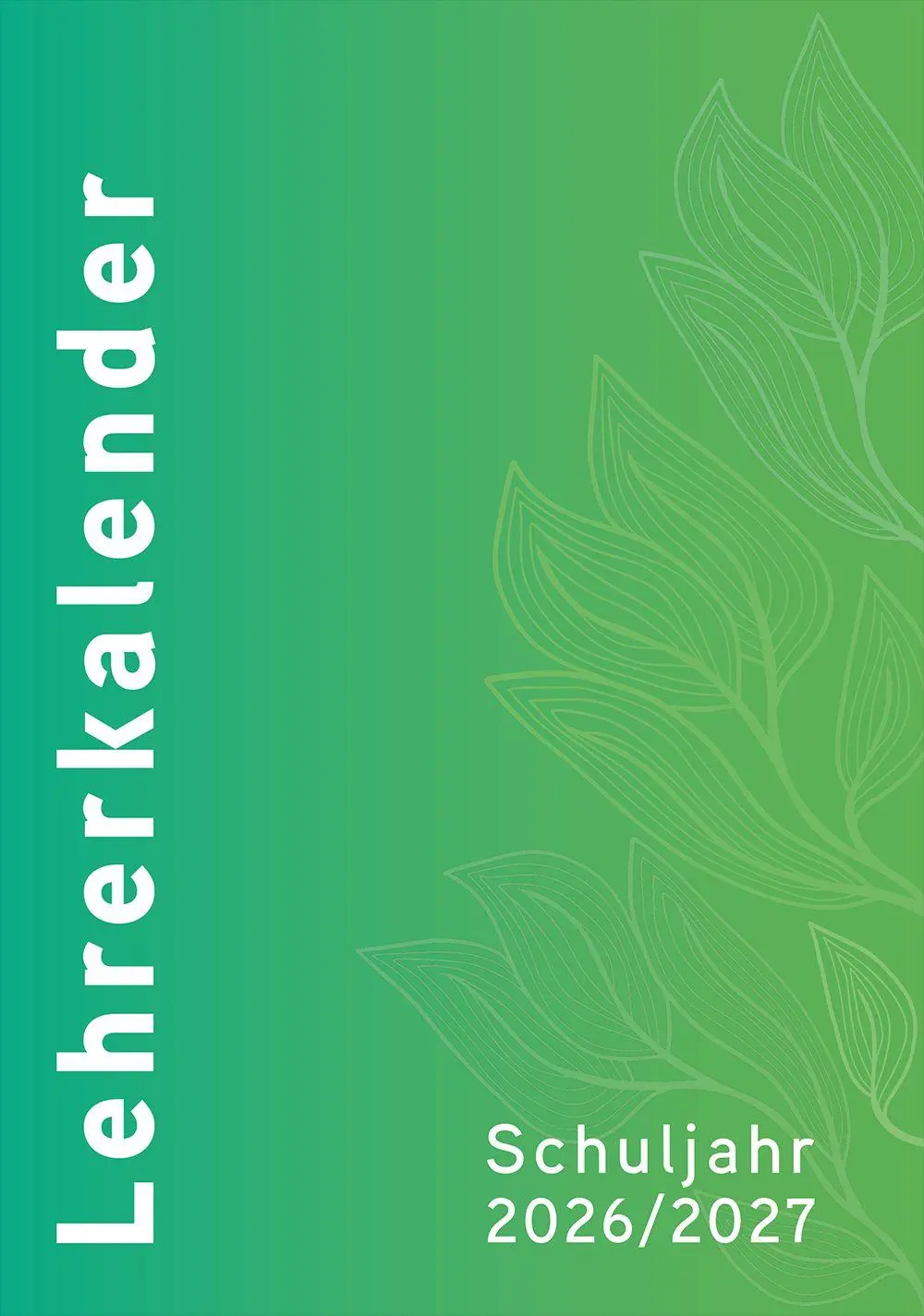 Cover: 4260094453717 | Lehrerkalender - Planer für Lehrerinnen und Lehrer 2026/27 | Verlag