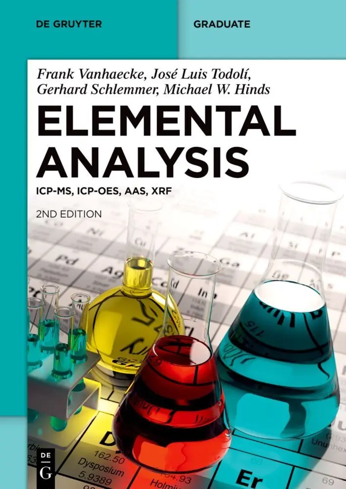 Cover: 9783111333717 | Elemental Analysis | ICP-MS, ICP-OES, AAS, XRF | Vanhaecke (u. a.) | X