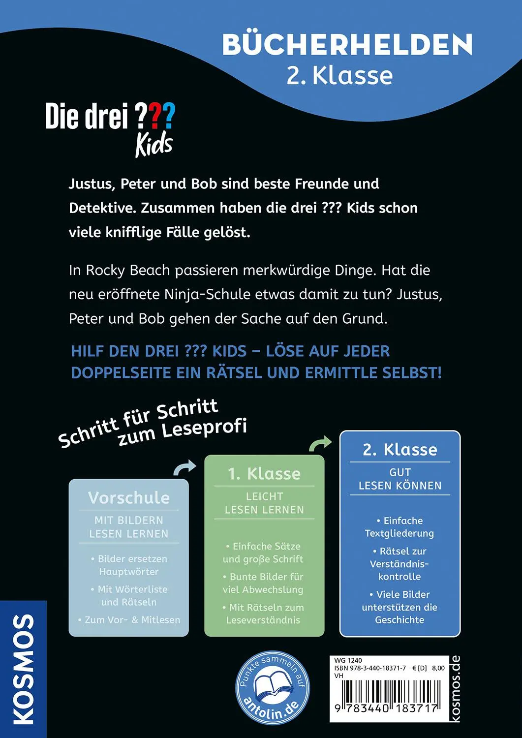 Bild: 9783440183717 | Die drei ??? Kids, Bücherhelden 2. Klasse, Vorsicht, Ninjas! | Buch
