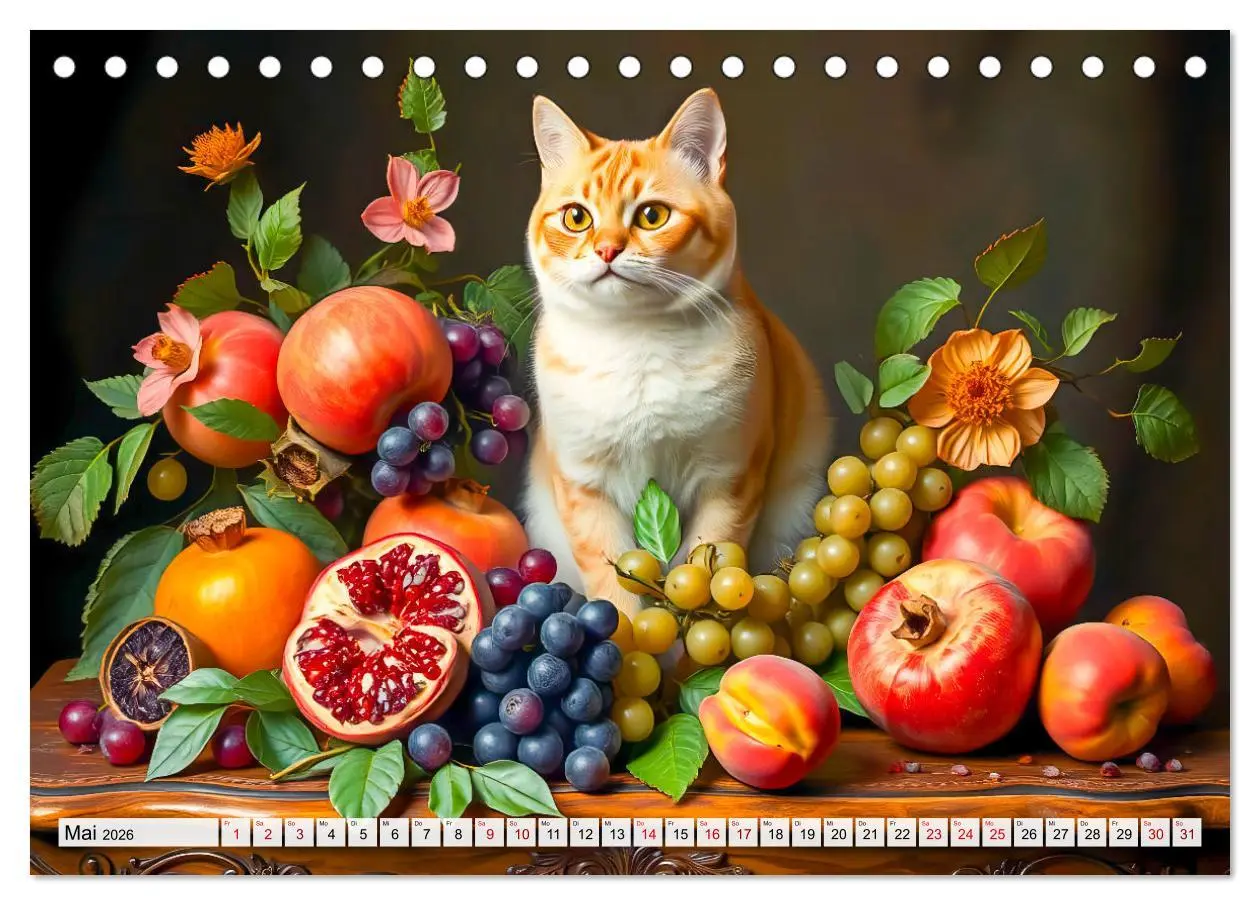 Bild: 9783457253717 | Klassische Katzenporträts - Katzen in opulenten Stillleben...