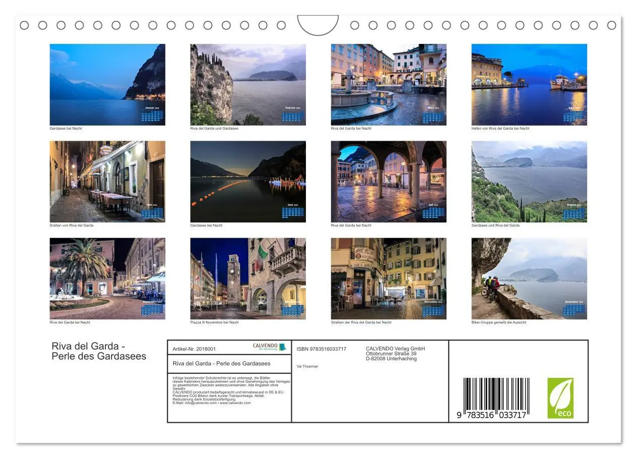 Bild: 9783516033717 | Riva del Garda - Perle des Gardasees (Wandkalender 2026 DIN A4...