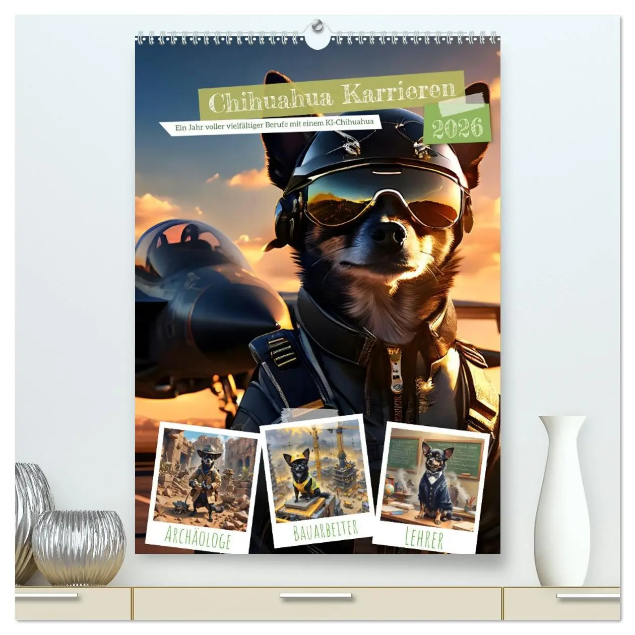 Cover: 9783516273717 | Chihuahua Karrieren (hochwertiger Premium Wandkalender 2026 DIN A2...