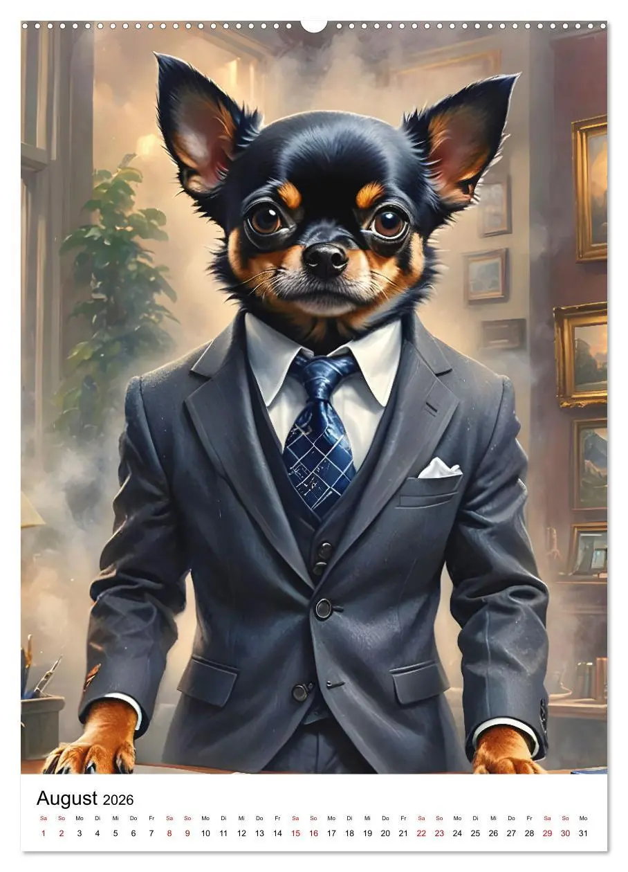 Bild: 9783516273717 | Chihuahua Karrieren (hochwertiger Premium Wandkalender 2026 DIN A2...