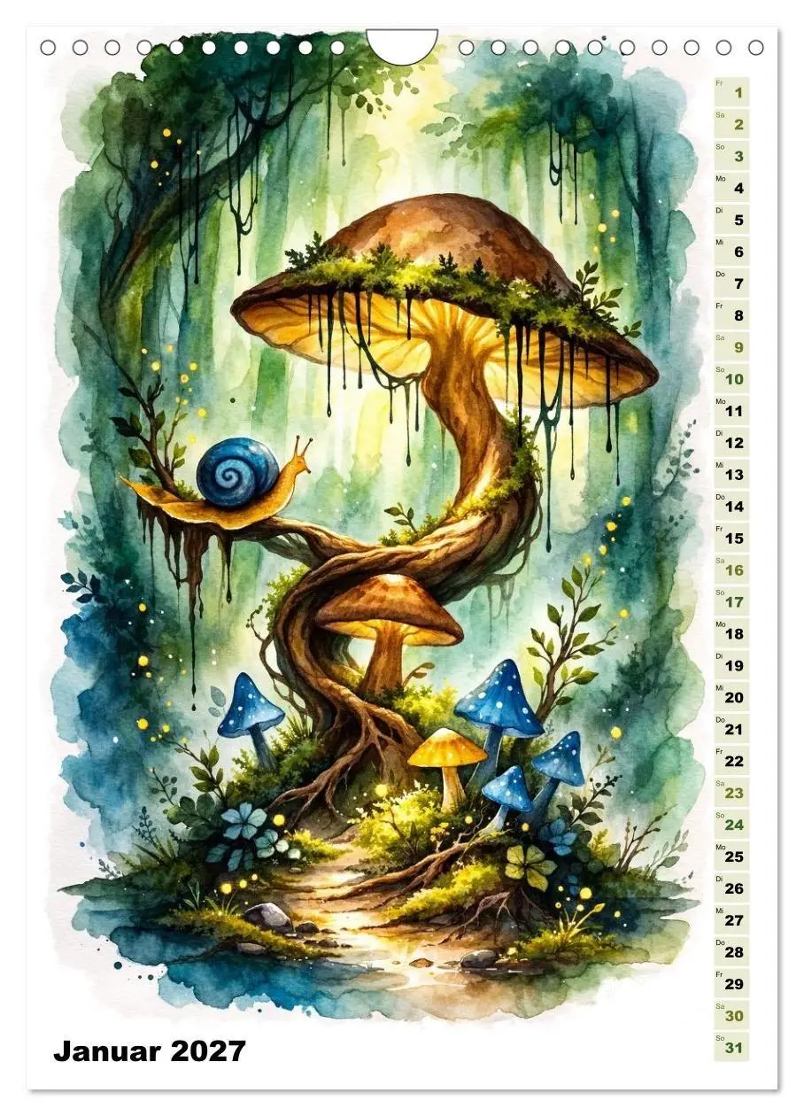 Bild: 9783569743717 | Magische Wesen im Fabelwald (Wandkalender 2027 DIN A4 hoch),...