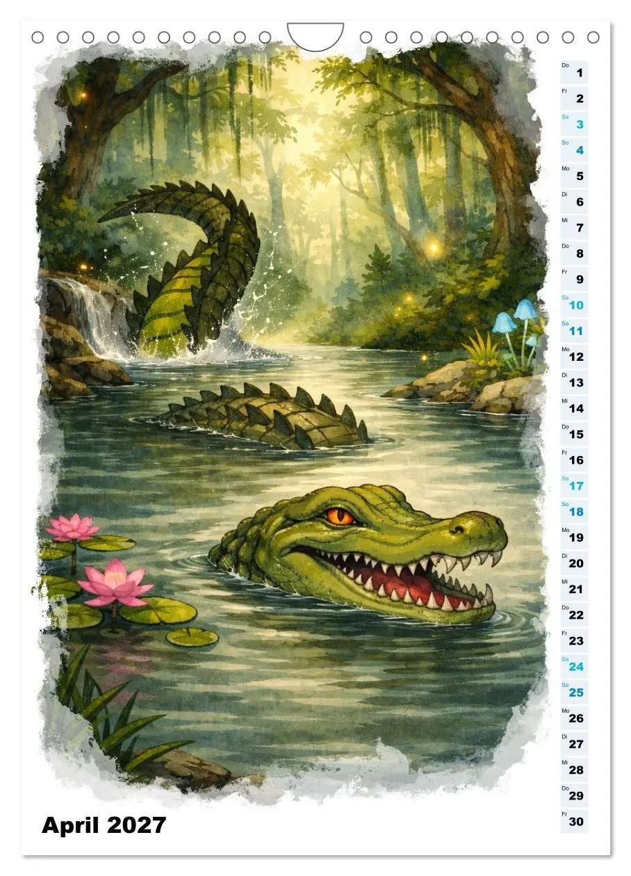 Bild: 9783569743717 | Magische Wesen im Fabelwald (Wandkalender 2027 DIN A4 hoch),...