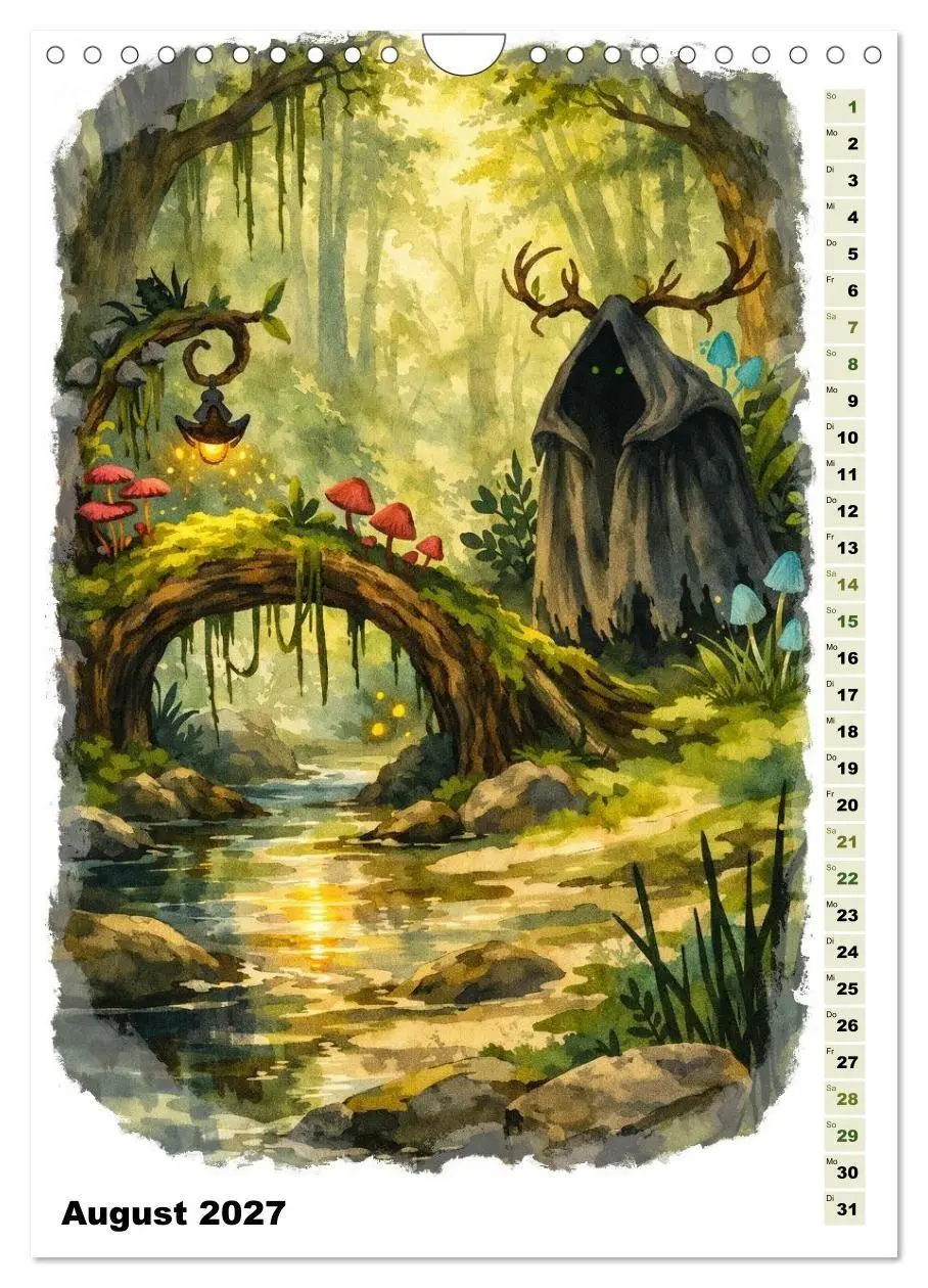 Bild: 9783569743717 | Magische Wesen im Fabelwald (Wandkalender 2027 DIN A4 hoch),...