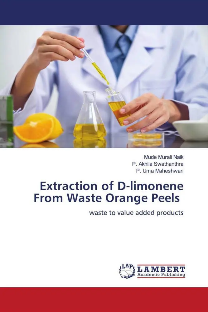 Cover: 9786205633717 | Extraction of D-limonene From Waste Orange Peels | Naik (u. a.) | Buch