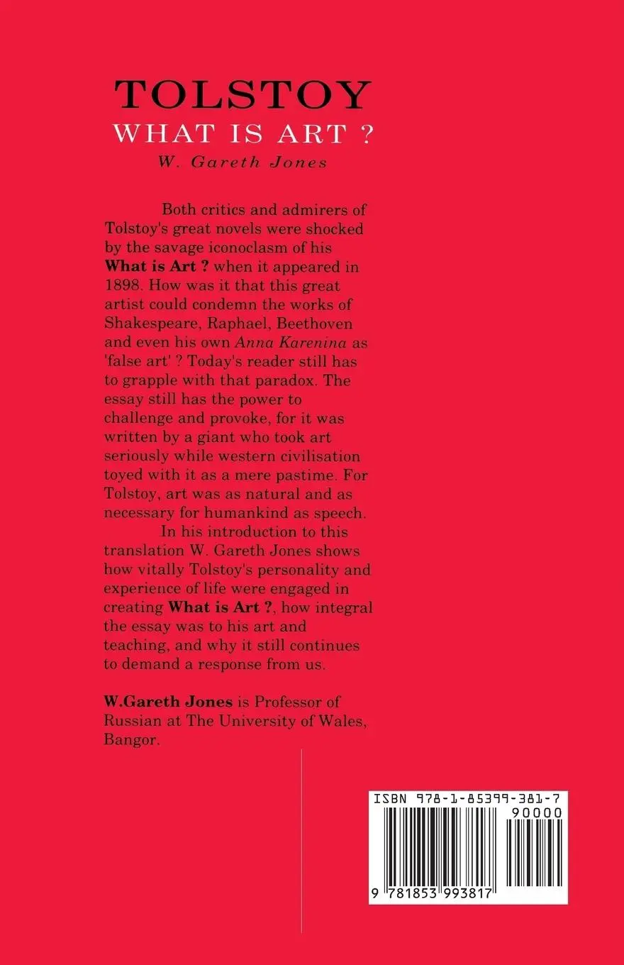 Rückseite: 9781853993817 | Tolstoy | What Is Art? | Leo Nikolayevich Tolstoy (u. a.) | Buch