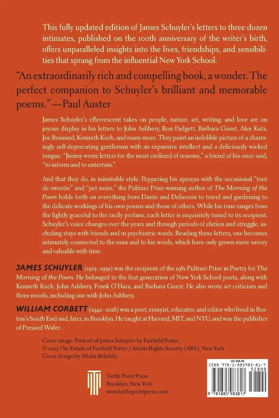Rückseite: 9781885983817 | Just the Thing | James Schuyler | Taschenbuch | Englisch | 2023
