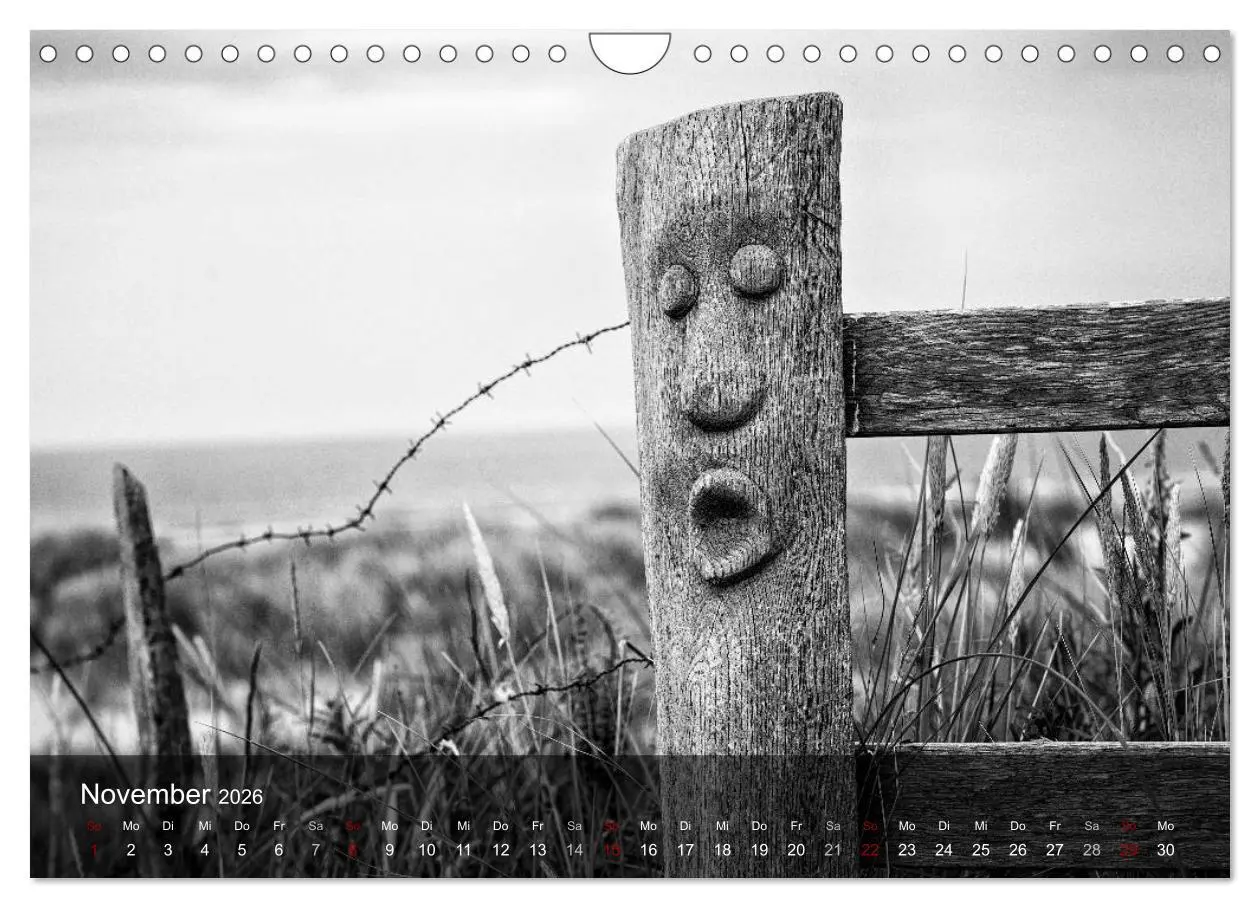 Bild: 9783457863817 | Wangerooge Noir (Wandkalender 2026 DIN A4 quer), CALVENDO...