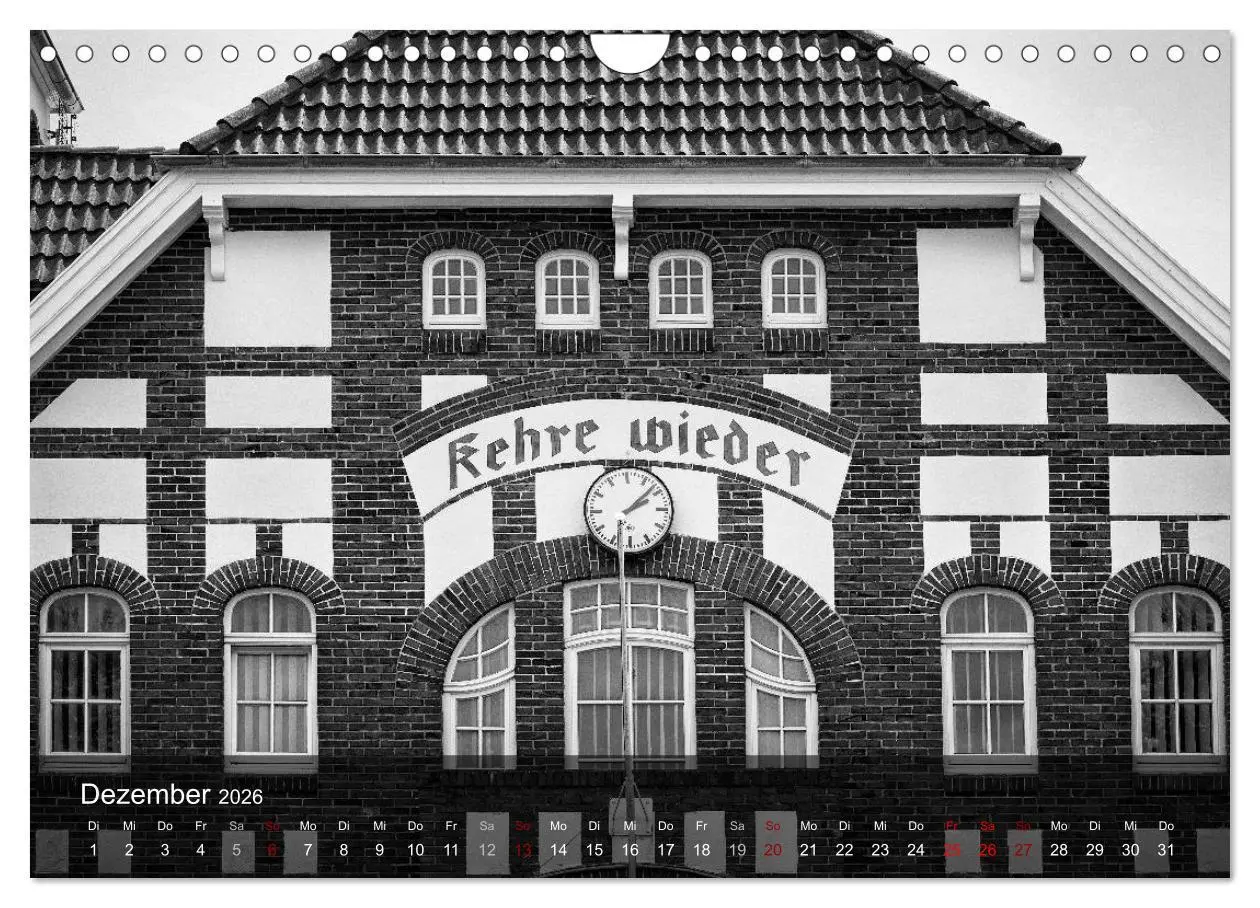 Bild: 9783457863817 | Wangerooge Noir (Wandkalender 2026 DIN A4 quer), CALVENDO...