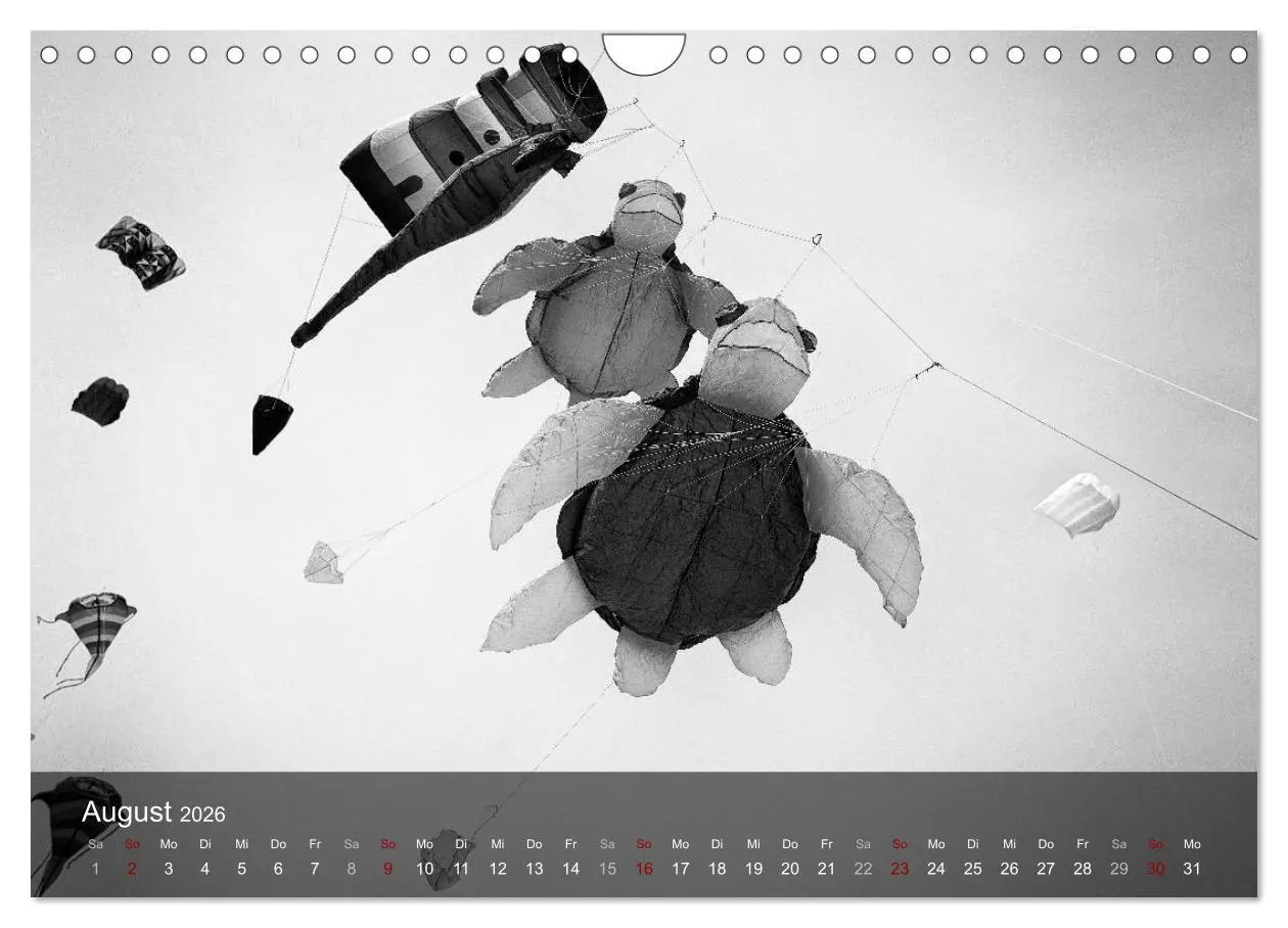 Bild: 9783457863817 | Wangerooge Noir (Wandkalender 2026 DIN A4 quer), CALVENDO...