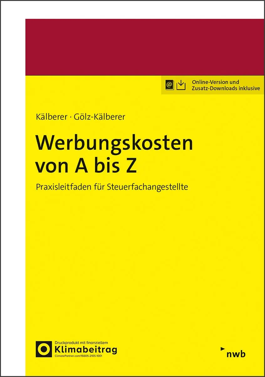 Cover: 9783482683817 | Werbungskosten von A bis Z | Praxisleitfaden für Steuerfachangestellte