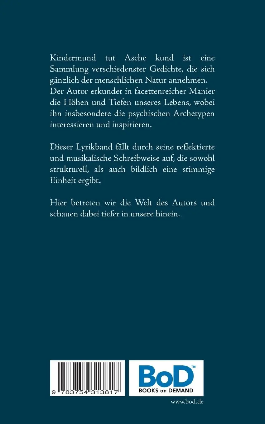 Rückseite: 9783754313817 | Kindermund tut Asche kund | Philipp von Bose | Taschenbuch | Paperback