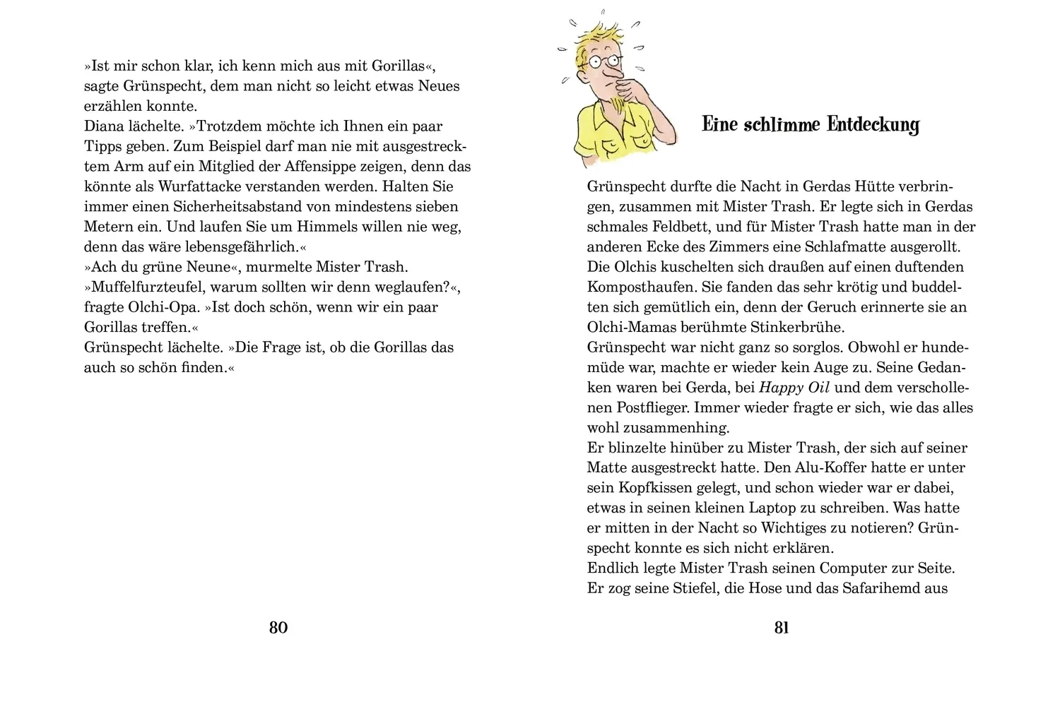 Rückseite: 9783789133817 | Die Olchis. Safari bei den Berggorillas | Erhard Dietl | Buch | Olchis