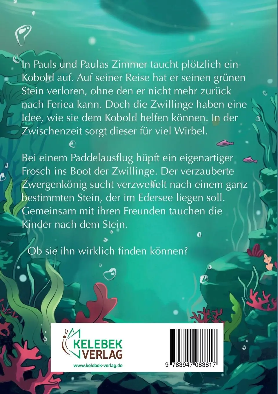 Rückseite: 9783947083817 | Die Zwillinge vom Edersee | Kobold und Zwergenkönig | Margarete Kunz