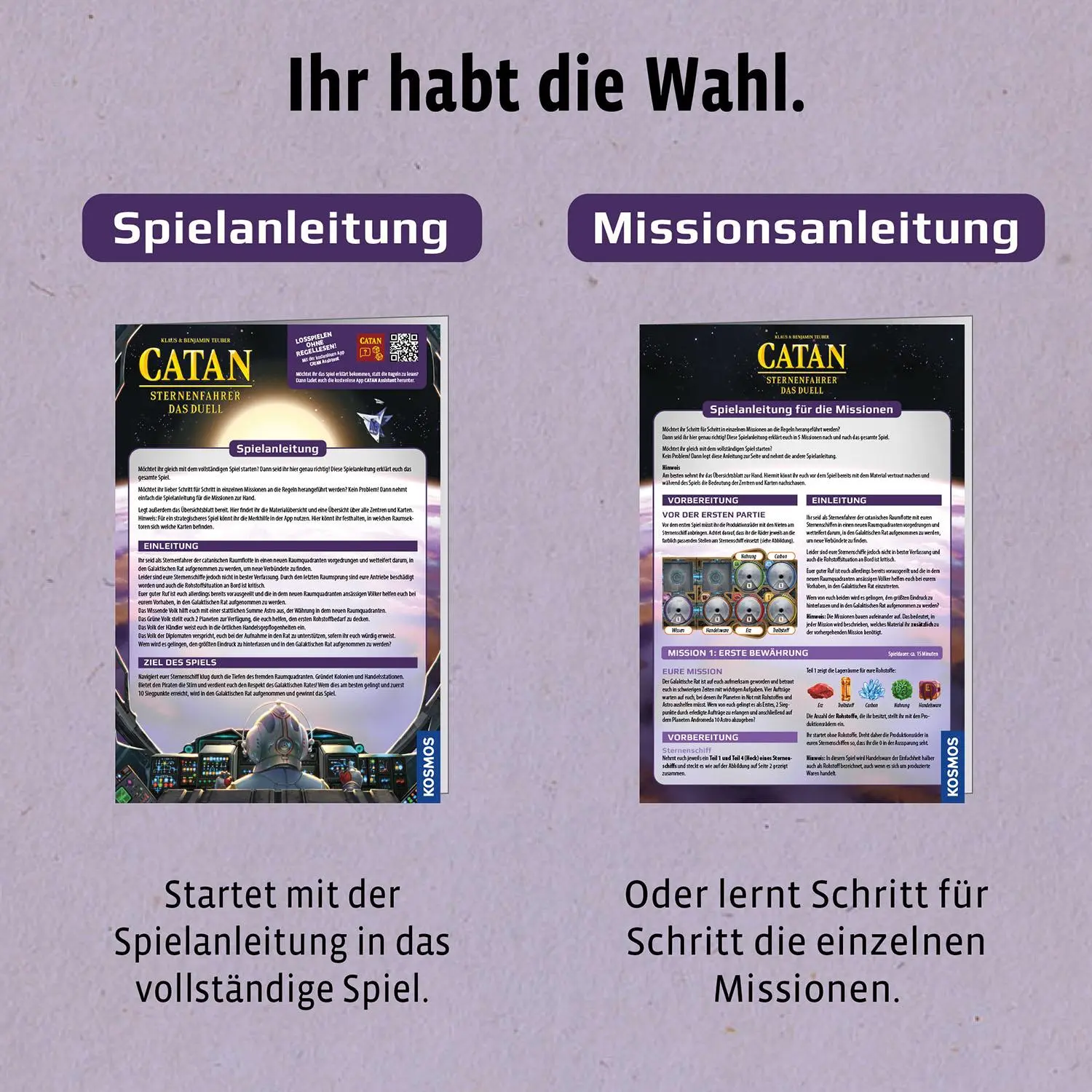 Bild: 4002051683917 | CATAN - Sternenfahrer - Das Duell | Spiel | Klaus Teuber (u. a.)