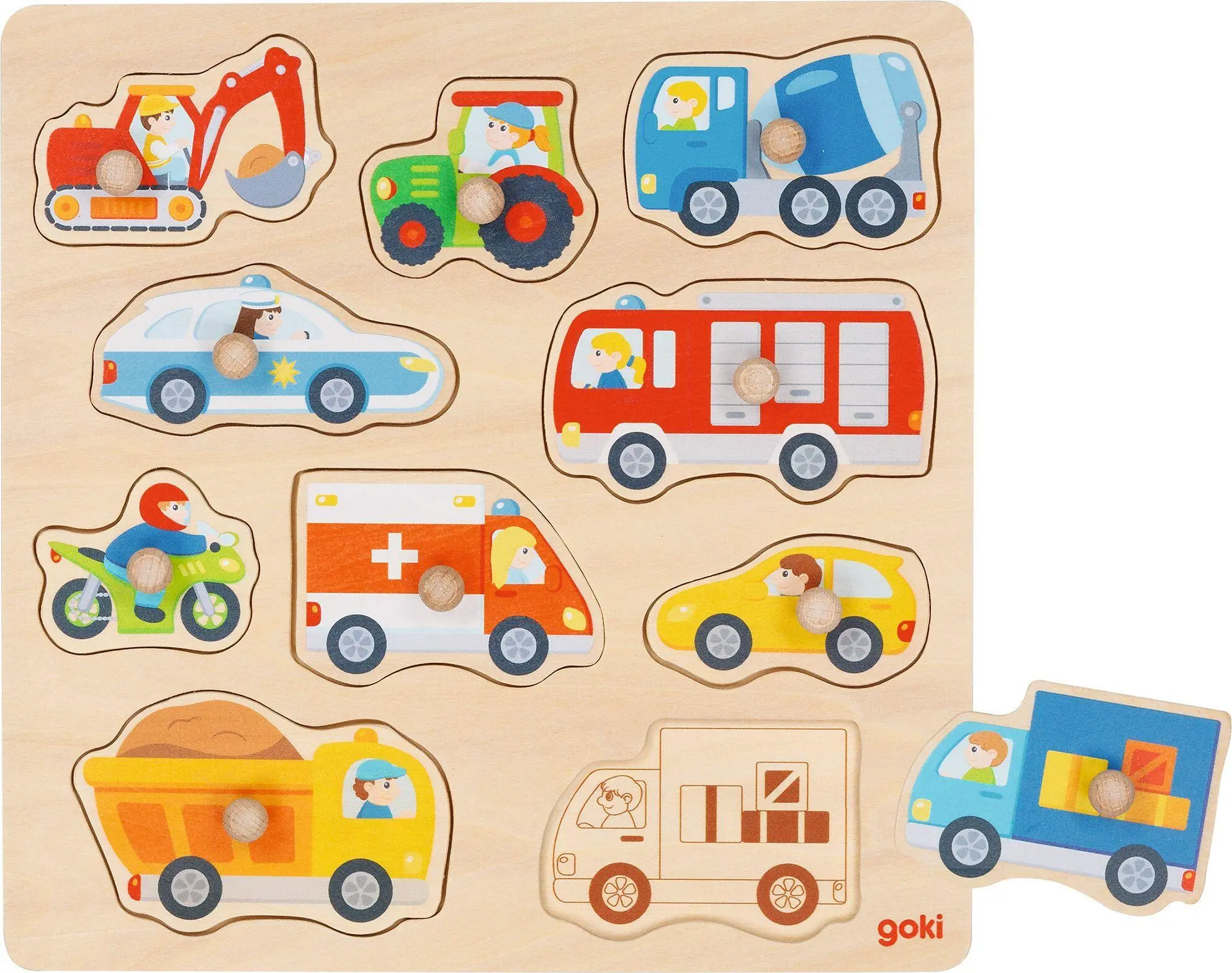 Cover: 4013594573917 | Hintergrundbildpuzzle Fahrzeuge | Spiel | 57391 | Deutsch | 2025