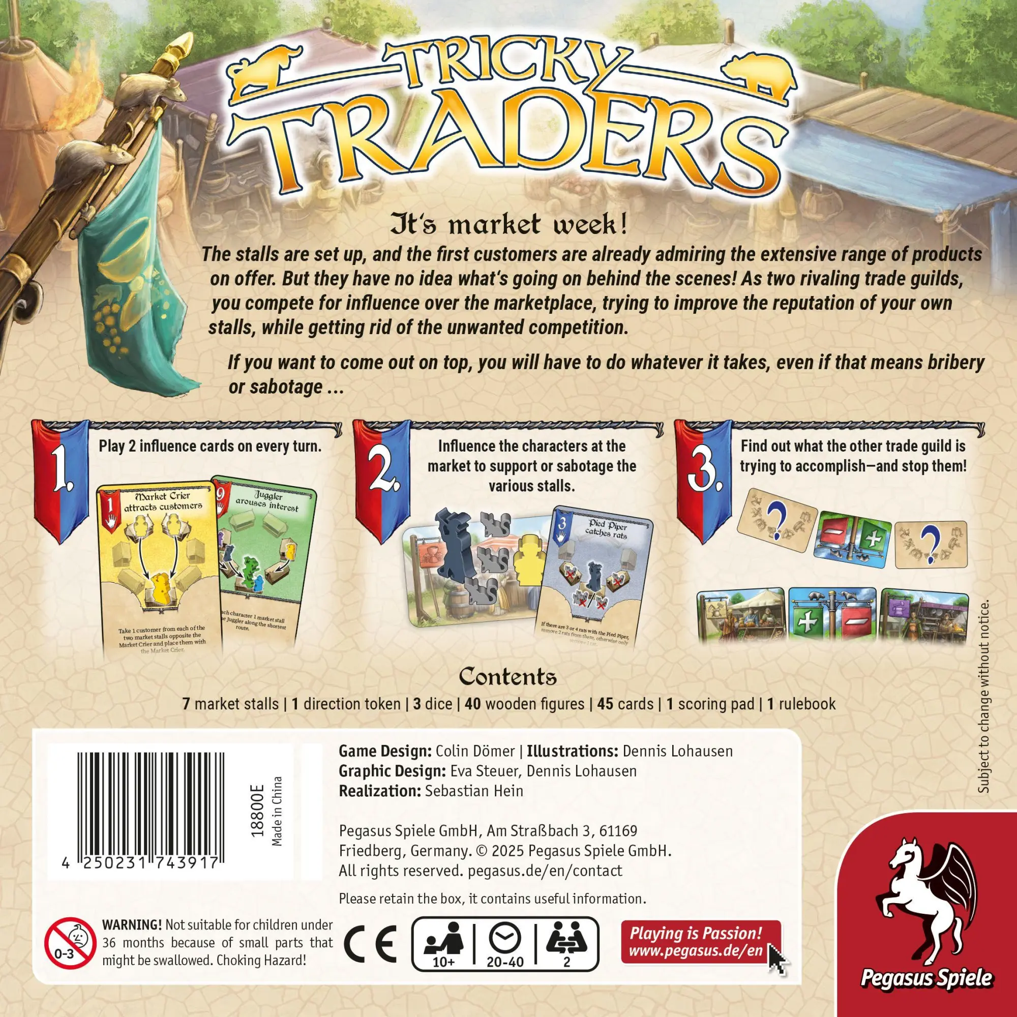 Bild: 4250231743917 | Tricky Traders (English Edition) | Spiel | 18800E | Englisch | 2025