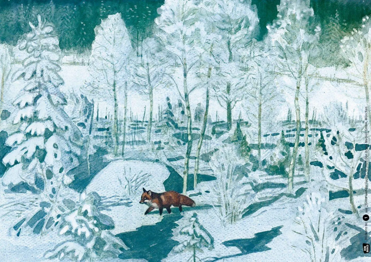 Bild: 4260694923917 | Tomte und der Fuchs. Kamishibai Bildkartenset | Astrid Lindgren | Box
