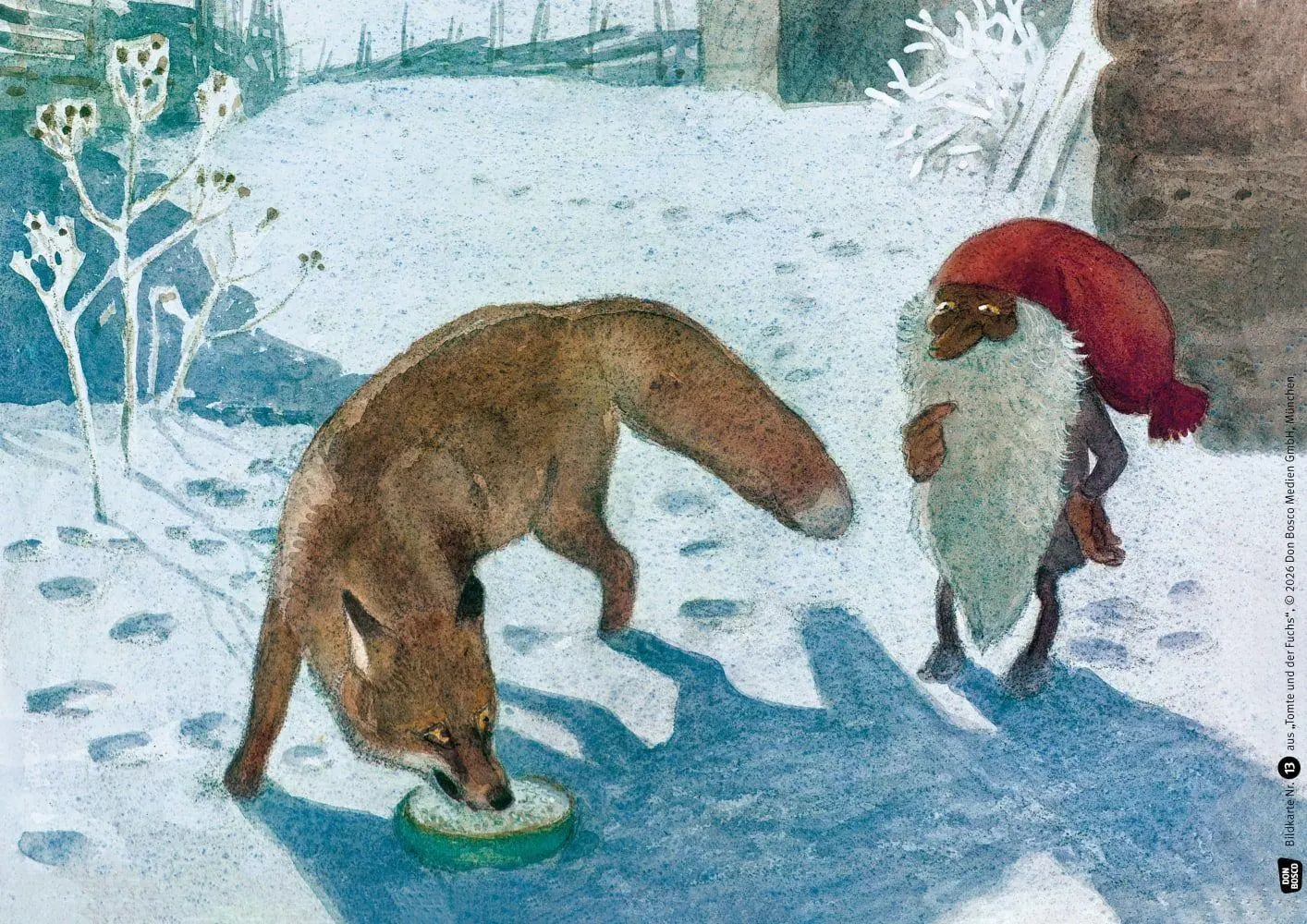 Bild: 4260694923917 | Tomte und der Fuchs. Kamishibai Bildkartenset | Astrid Lindgren | Box
