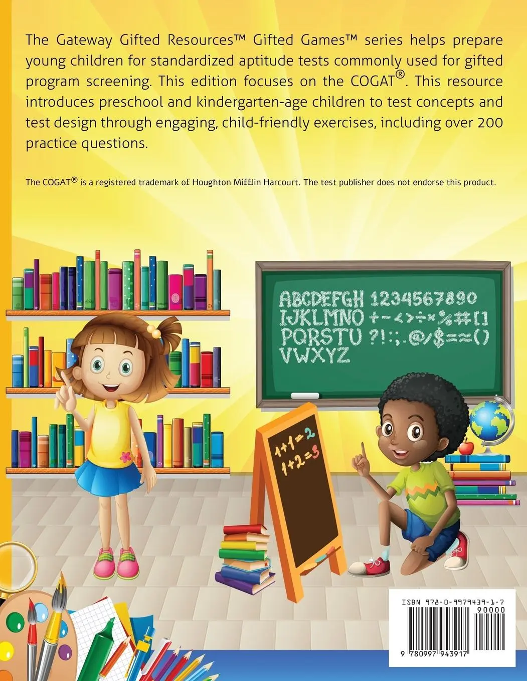 Rückseite: 9780997943917 | Gifted and Talented COGAT Test Prep | Gateway Gifted Resources | Buch