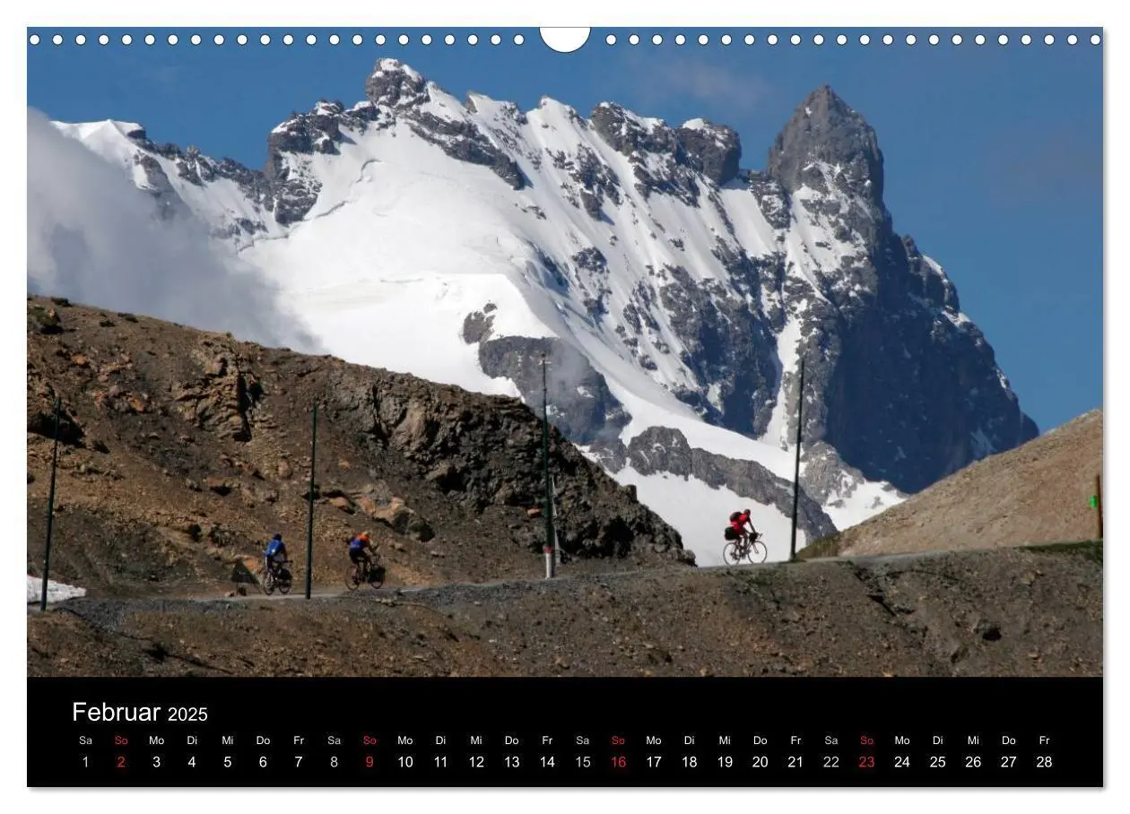 Bild: 9783435833917 | Alpenpässe auf dem Rennrad Vol. 1 (Wandkalender 2025 DIN A3 quer),...