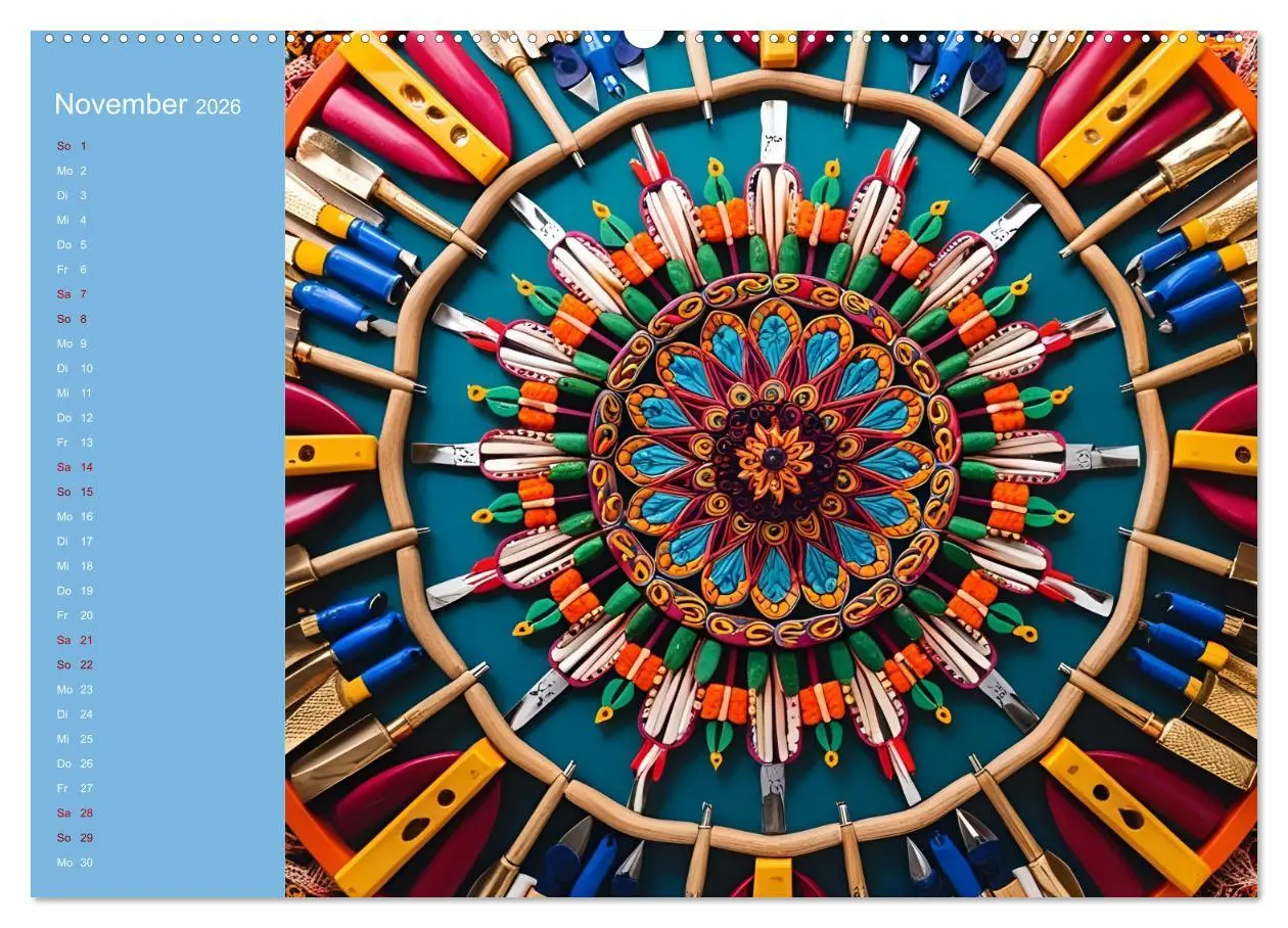 Bild: 9783457303917 | Werkzeug-Magie (Wandkalender 2026 DIN A2 quer), CALVENDO...