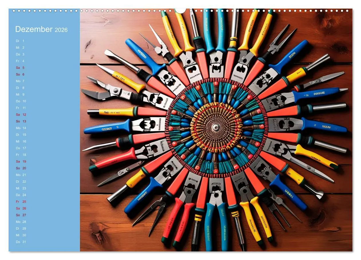 Bild: 9783457303917 | Werkzeug-Magie (Wandkalender 2026 DIN A2 quer), CALVENDO...