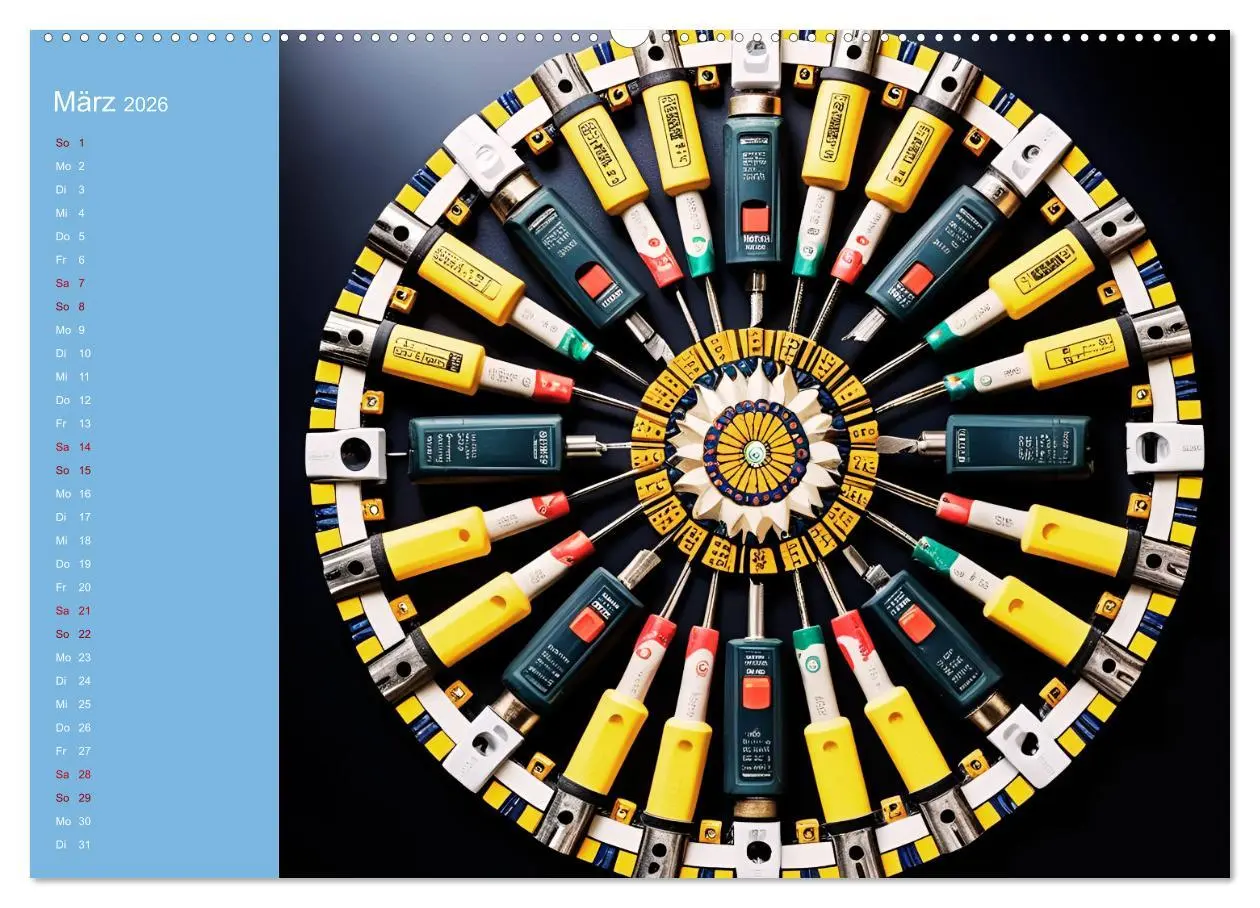 Bild: 9783457303917 | Werkzeug-Magie (Wandkalender 2026 DIN A2 quer), CALVENDO...