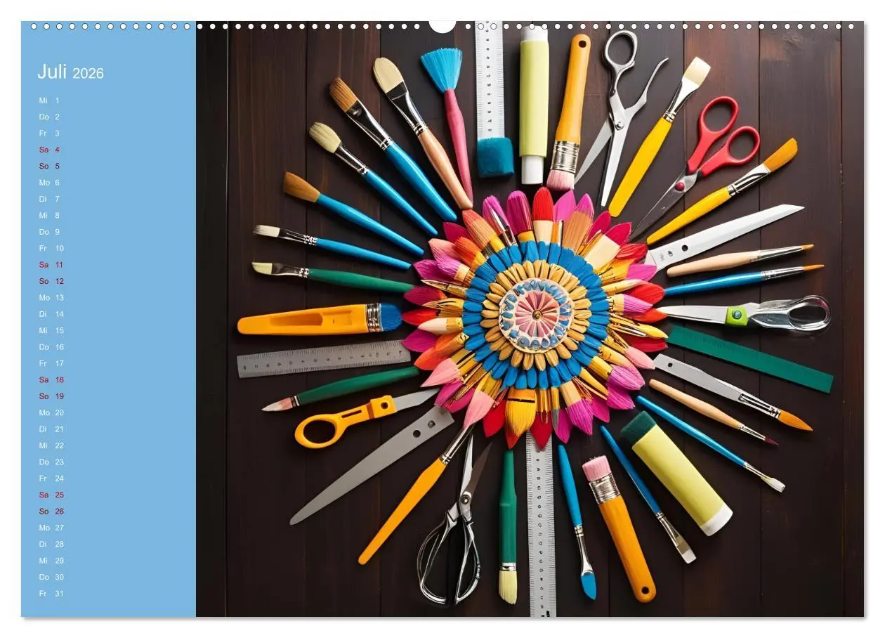 Bild: 9783457303917 | Werkzeug-Magie (Wandkalender 2026 DIN A2 quer), CALVENDO...