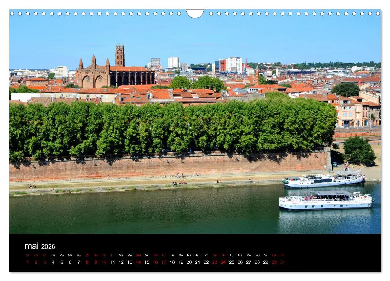 Bild: 9783516563917 | Toulousaine (Calendrier mural 2026 DIN A3 vertical), CALVENDO...