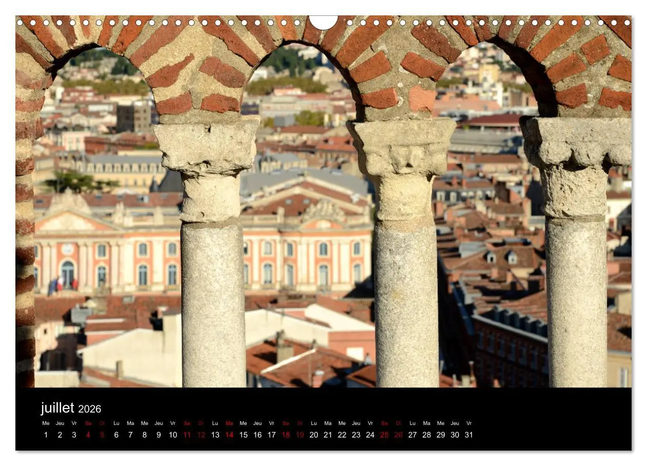 Bild: 9783516563917 | Toulousaine (Calendrier mural 2026 DIN A3 vertical), CALVENDO...