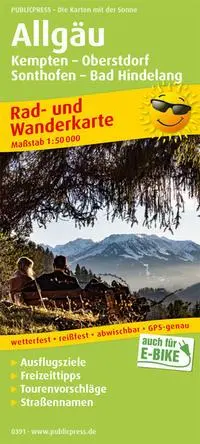 Cover: 9783747303917 | Allgäu, Kempten - Oberstdorf, Sonthofen - Bad Hindelang 1 : 50 000