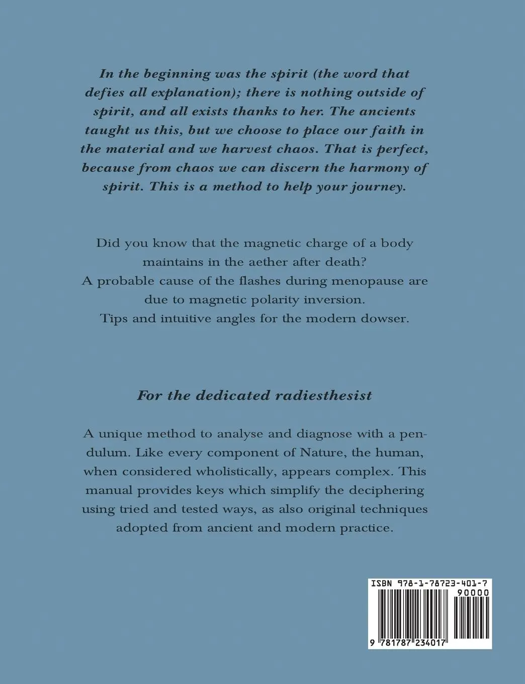 Rückseite: 9781787234017 | Radiesthesia II | Christopher Freeland | Taschenbuch | Englisch | 2020